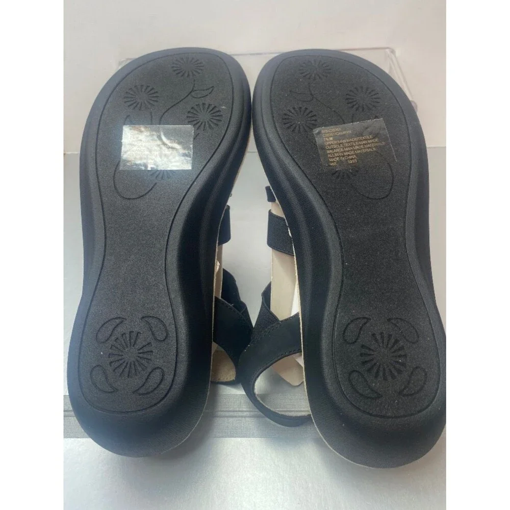 Cliffs By White Mountain Camryn Wedge Sandal Size 7 1/2 M. NEW No Box.
